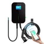 Besen Smart 7,4 kW fekete fali töltő 6 m Type 2 kábellel