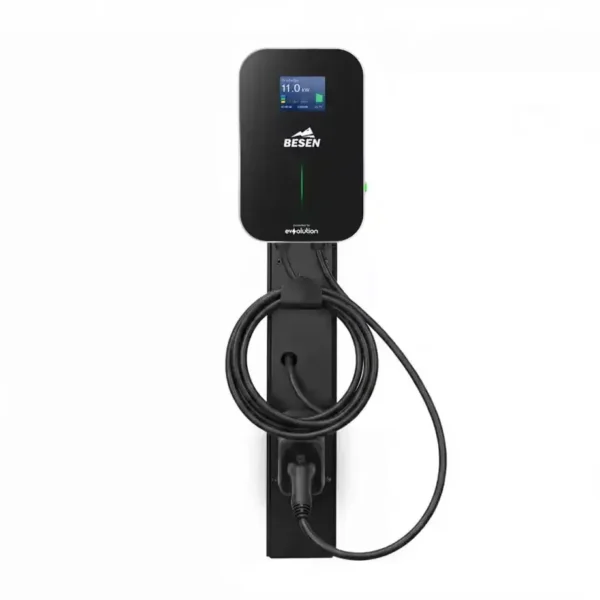 Besen WALLBOX elektromos autó töltőoszlop Duo | 2×11 kW – 2x3x16A | 6m – Type 2 | BASIC