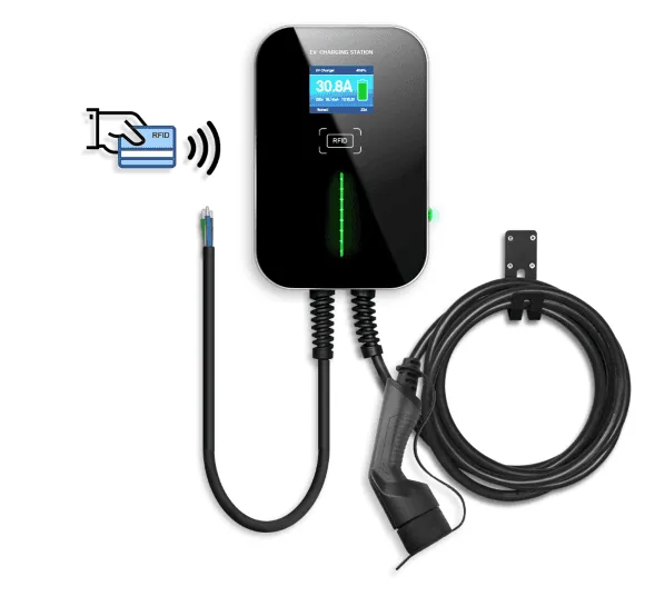 Besen WALLBOX elektromos autó fali töltő | 11 kW – 3x16A | 6m – Type 2 | RFID