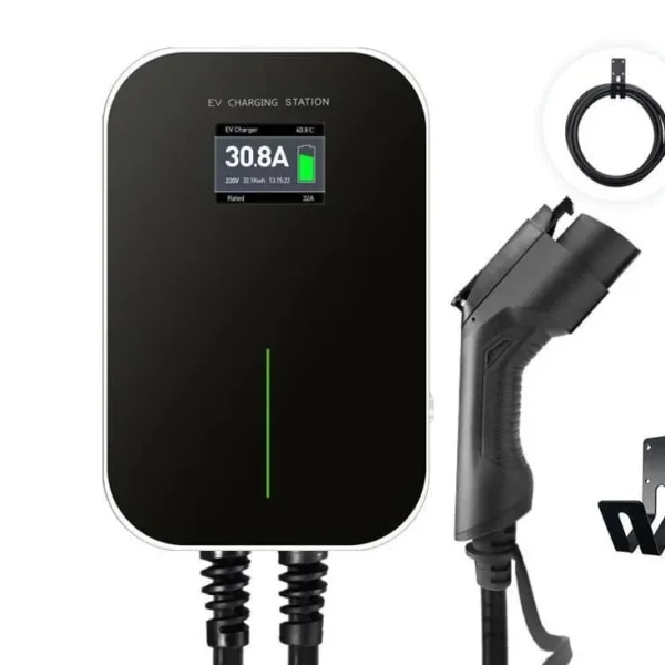 Besen WALLBOX elektromos autó fali töltő | 7,4 kW – 1x32A | 6m – Type 1 | BASIC