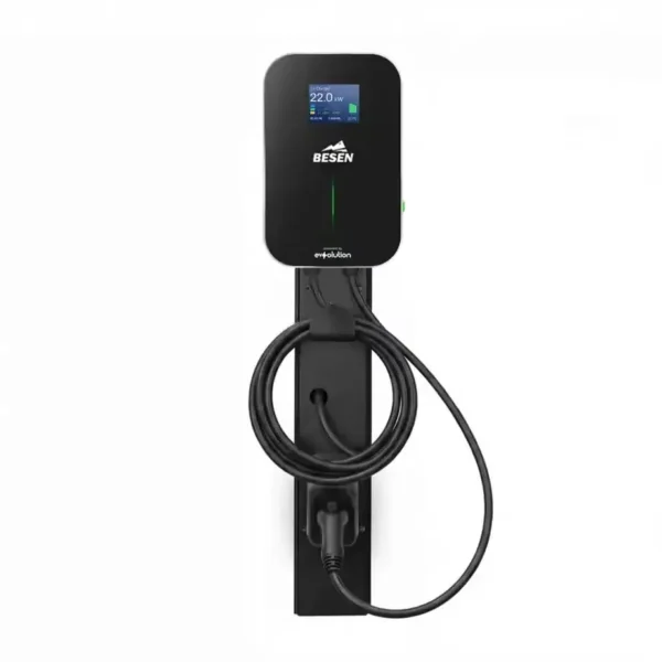 Besen WALLBOX elektromos autó töltőoszlop Duo | 2 x 22 kW – 2x3x32A | 6m – Type 2 |BASIC