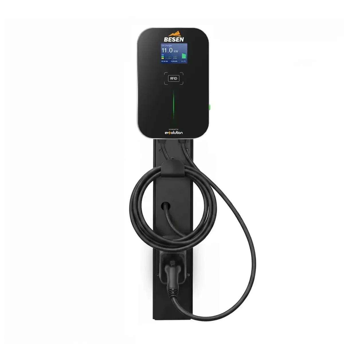 Besen WALLBOX elektromos autó töltőoszlop |11 kW – 3x16A | 6m – Type 2 | RFID