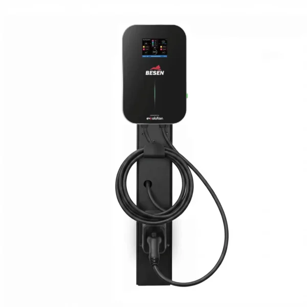 Besen WALLBOX RED elektromos autó töltőoszlop | 11 kW – 3x16A | 6m – Type 2 | DLB – BASIC