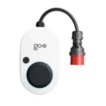 go-e Charger Gemini flex 11 kW hordozható töltő piros CEE 16 A ipari csatlakozóval