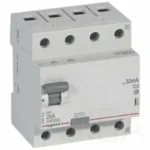 Legrand 4P 25A 30 mA A-típusú négypólusú fi-relé