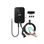 Besen DLB Smart 11 kW hálózatfigyelős fekete fali töltő 6 m Type 2 kábellel