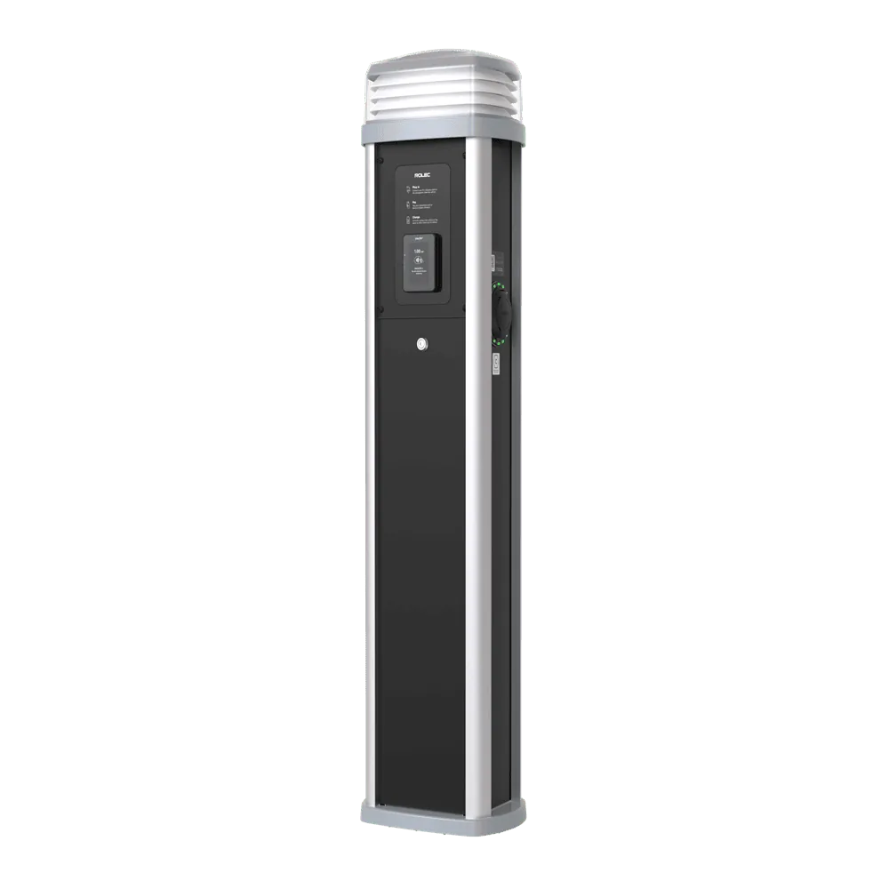 Rolec Quantum Plus elektromos autó töltőoszlop | 2×22 kW – 2x3x32A | Type 2 aljzat | MID | POS