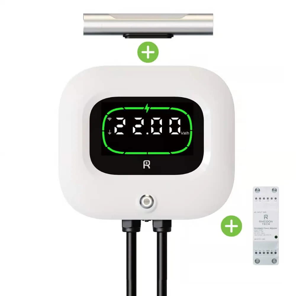 Rheidon Wallbox elektromos autó fali töltő csomag | 3x32A – 22 kW | 6 m – Type 2