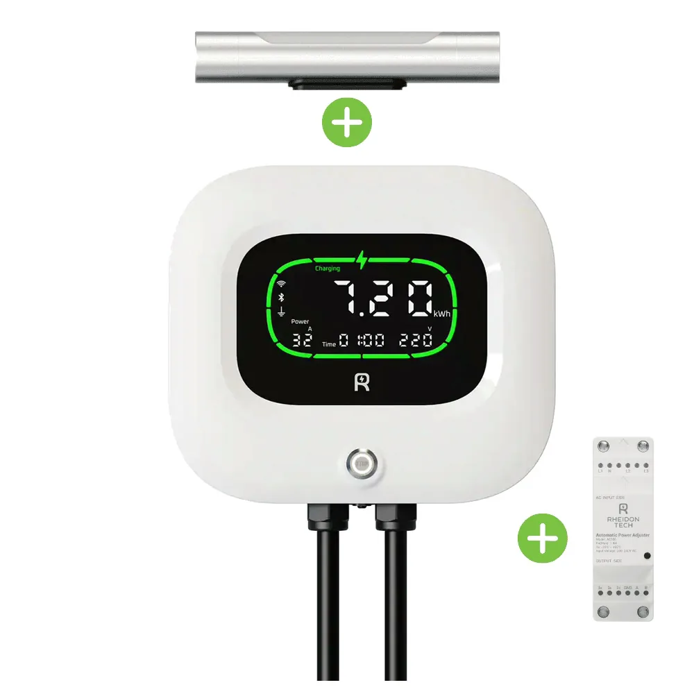 Rheidon Wallbox elektromos autó fali töltő csomag | 1x32A – 7,4 kW | 6 m – Type 2