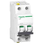 Schneider kismegszakító 2P 40A C-jellegű, 7,4 kW-os autótöltő védelmére