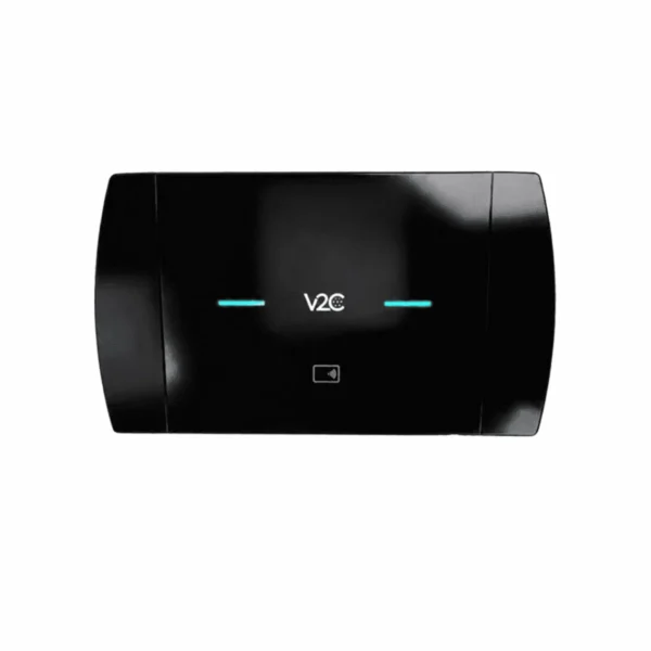 V2C ALVA dupla elektromos autó fali töltő | 2×22 kW – 3x32A | 2x Type 2 aljzattal | beépített védelemmel